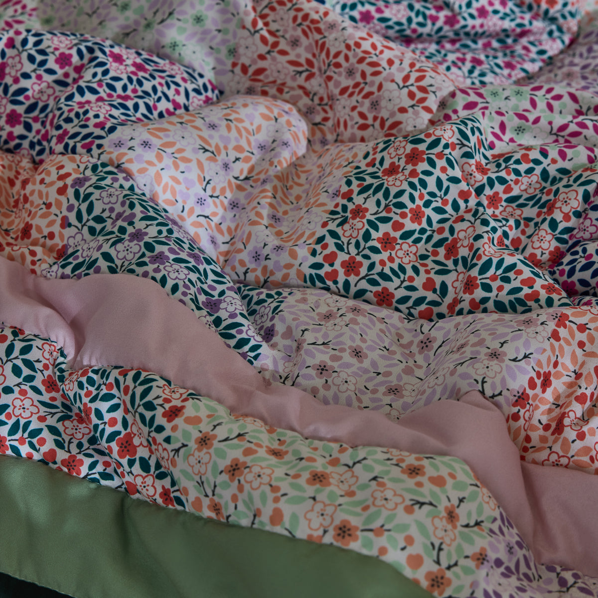 Cath Kidston Heirloom Patchwork 150cm x 200cm Bedspread Pink