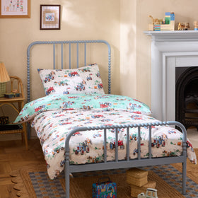 Cath Kidston Vintage Tractors Childrens Bedding Cream