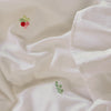 Cath Kidston Tiny Floral Embroidered Frill Duvet Cover Bedding Set White