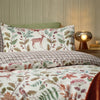 Catherine Lansfield Woodland Stag Brushed Duvet Cover Bedding Set Cream