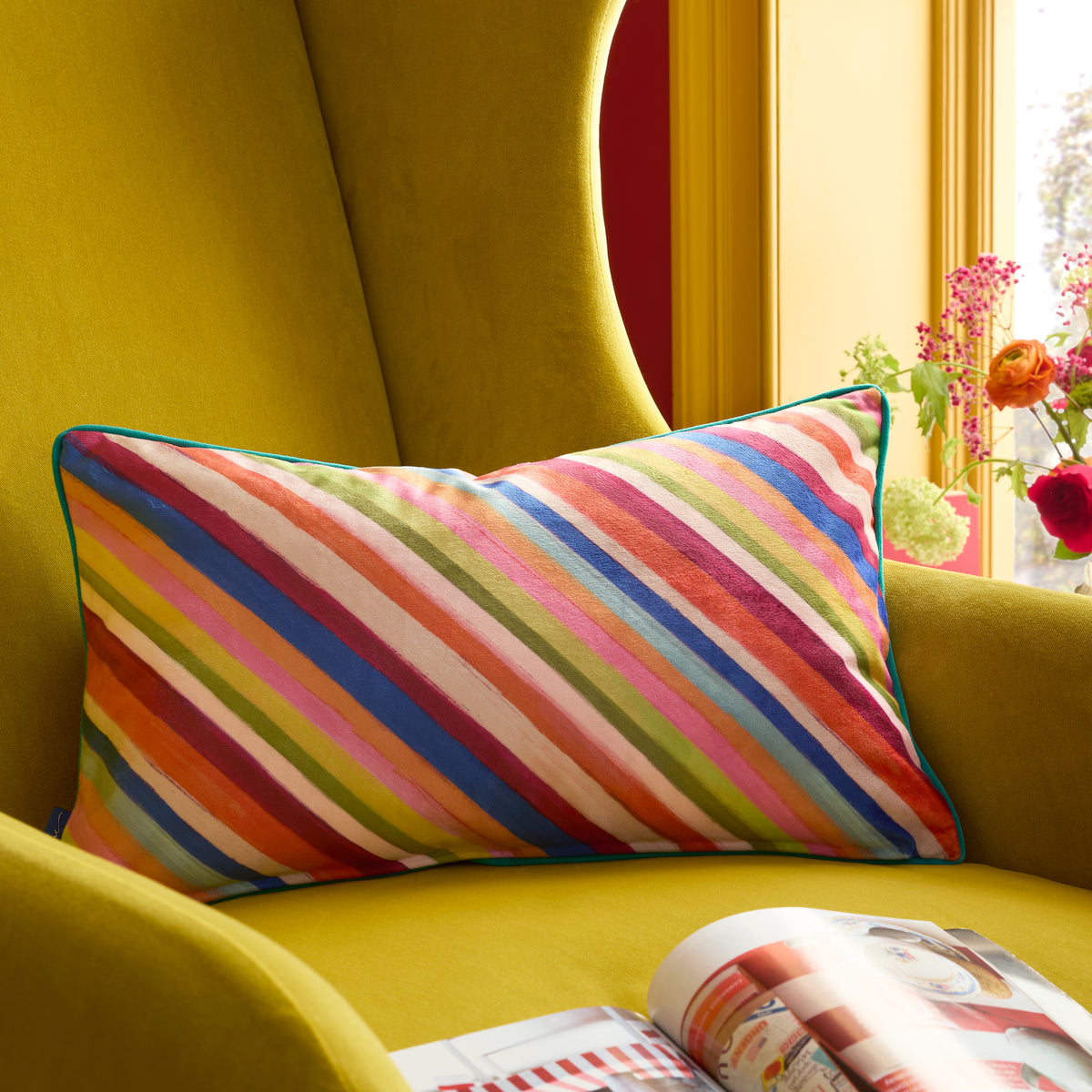 Sophie Robinson Darling Ditsy 30cm x 50cm Filled Boudoir Bright