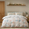 Catherine Lansfield Brushed Christmas Deer Duvet Cover Bedding Set Natural