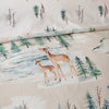 Catherine Lansfield Brushed Christmas Deer Duvet Cover Bedding Set Natural