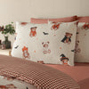 Catherine Lansfield Halloween Scare Bears Duvet Cover Bedding Set Cream