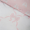 Catherine Lansfield Pretty Bows Duvet Cover Bedding Set Pink