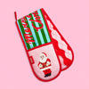Eleanor Bowmer Santa Oven Glove Double Bright