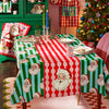 Eleanor Bowmer Santa Table Cloth 137cm x 229cm Green