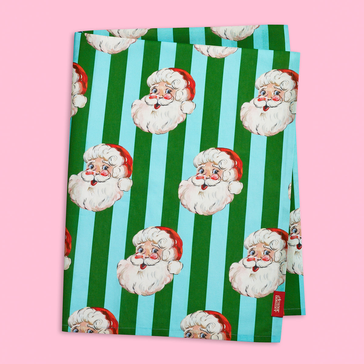 Eleanor Bowmer Santa Table Cloth 137cm x 229cm Green