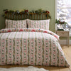 Catherine Lansfield Christmas Nutcracker Bows Duvet Cover Bedding Set Natural