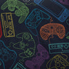 Catherine Lansfield Power Up Gamer Bed Linen Fitted Sheet Black