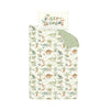 Catherine Lansfield Brushed Sleepy Saurus Dino Bed Linen Fitted Sheet Cream