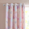 Catherine Lansfield Ombre Butterflies Ready Made Eyelet Curtains 66 x 72 Pink