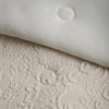 Catherine Lansfield Amelia Jacquard 220cm x 230cm Bedspread Cream