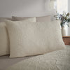 Catherine Lansfield Amelia Jacquard Duvet Cover Bedding Set Cream