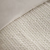 Catherine Lansfield Stripe Seersucker Duvet Cover Bedding Set Natural