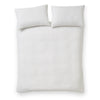 Catherine Lansfield Jacquard Leaves Duvet Cover Bedding Set White