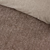 Catherine Lansfield Brushed Herringbone Duvet Cover Bedding Set Chocolate