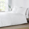 Catherine Lansfield Brushed Pom Pom Duvet Cover Bedding Set White