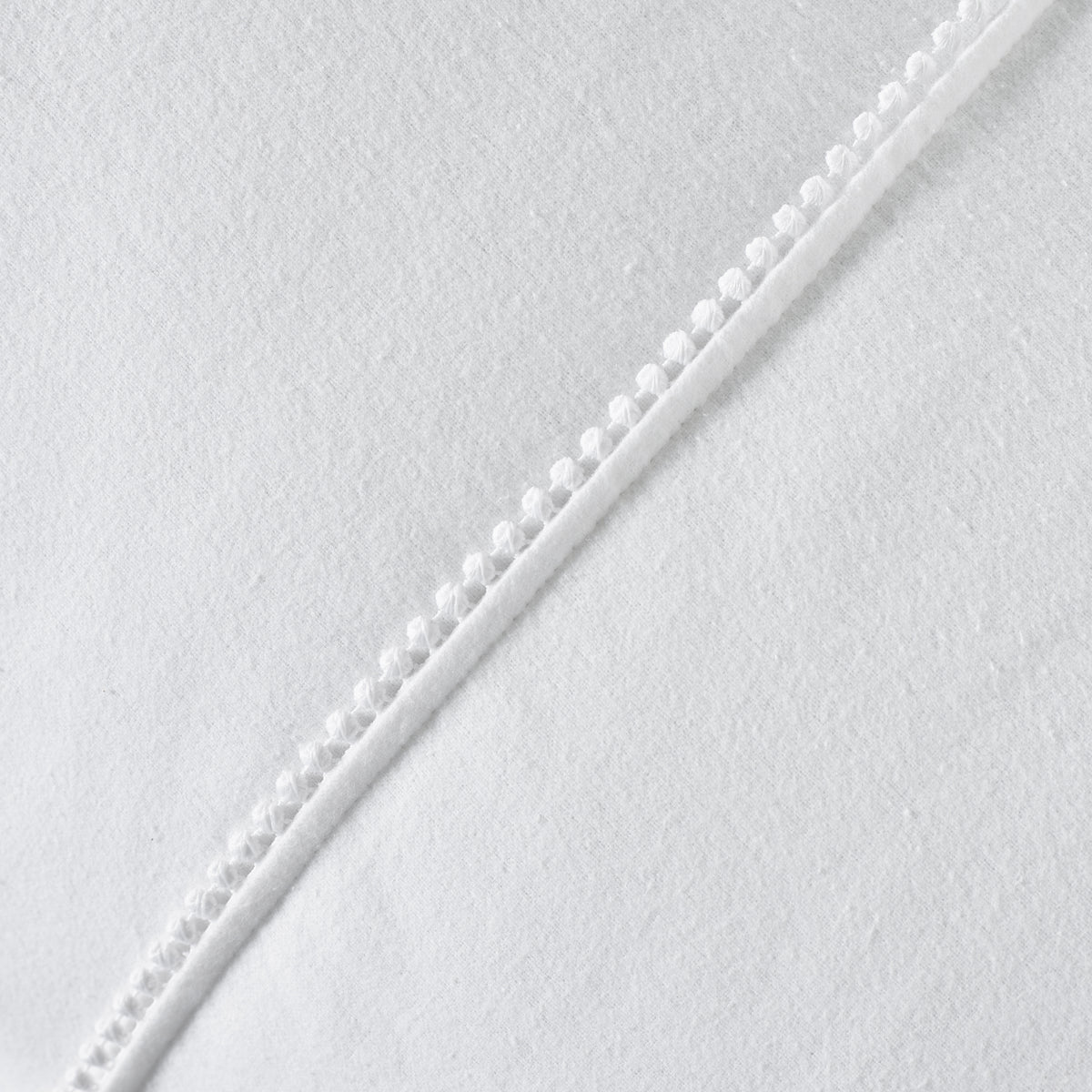 Catherine Lansfield Brushed Pom Pom Duvet Cover Bedding Set White