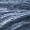 Pineapple Elephant Waffle Seersucker Duvet Cover Bedding Set Blue