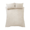 Pineapple Elephant Cotton Rich Narrow Woven Stripe Duvet Cover Bedding Set Mole