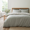 Bianca Brushed Regal Check Duvet Cover Bedding Set Green