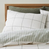 Bianca Brushed Regal Check Duvet Cover Bedding Set Green