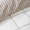 Bianca Brushed Regal Check Duvet Cover Bedding Set Mole