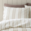 Bianca Brushed Regal Stripe Duvet Cover Bedding Set Natural