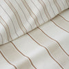Bianca Brushed Regal Stripe Duvet Cover Bedding Set Natural