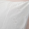 Bianca Elise Lace Duvet Cover Bedding Set White