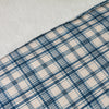 Catherine Lansfield Cosy Ribbed Check Duvet Cover Bedding Set Blue