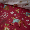 Catherine Lansfield Christmas Enchanted Twilight Duvet Cover Bedding Set Red