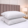 Bianca Goose Feather and Down Pair of Pillows White