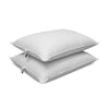 Bianca Luxury Goose Down Pair of Pillows White