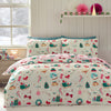 Catherine Lansfield Christmas Happy Holidays Childrens Bedding Pink