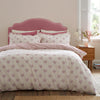 Emily Bond Hand Gathered Posy Duvet Cover Bedding Set Cream Red