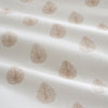 Emily Bond Jaipur Leaves Duvet Cover Bedding Set Cream Natural
