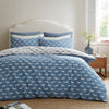 Emily Bond Peggy Daschund Duvet Cover Bedding Set Cream Blue