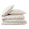 Emily Bond Brushed Peggy Daschund Duvet Cover Bedding Set Cream