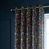 Catherine Lansfield Hedgerow Hopper Ready Made Eyelet Curtains Navy