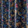 Catherine Lansfield Hedgerow Hopper Ready Made Eyelet Curtains Navy