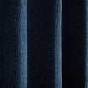 Catherine Lansfield Crinkle Chenille Ready Made Eyelet Curtains Blue