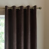 Catherine Lansfield Super Thermal Blackout Matt Velour Ready Made Eyelet Blackout Curtains Chocolate