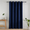 Catherine Lansfield Super Thermal Blackout Matt Velour 46 x 84 Ready Made Eyelet Door Curtain Navy