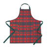 Catherine Lansfield Christmas Tartan Check Apron Red Green