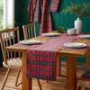 Catherine Lansfield Christmas Tartan Check 33cm x 220cm Runner Red Green