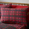 Catherine Lansfield Tartan Check Duvet Cover Bedding Set Red Green