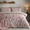 Catherine Lansfield Christmas Gingerbread Stripe Duvet Cover Bedding Set Natural