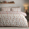 Catherine Lansfield Christmas Gingerbread Stripe Duvet Cover Bedding Set Natural